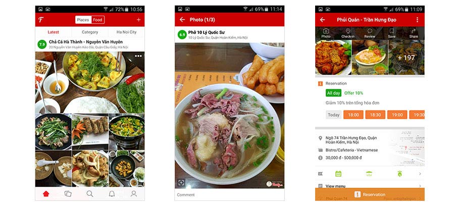 Restaurant discovery mobile application